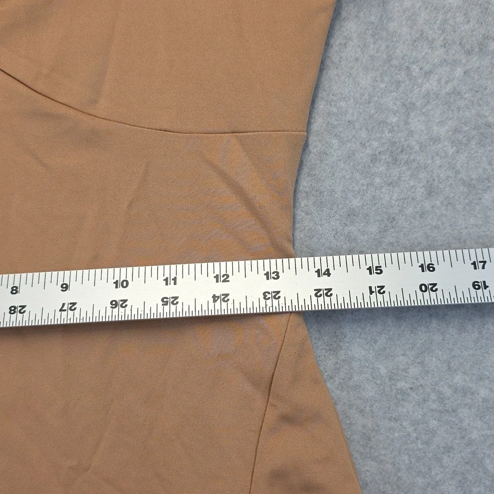 Derek Heart NWT lined body con dress tan